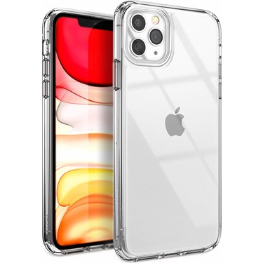 iPhone 11 Pro Max Uyumlu Mika Şeffaf Kılıf Arka Kapak